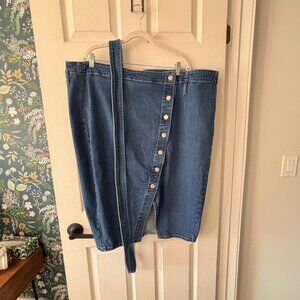 Addition Elle Asymmetrical Demin Skirt